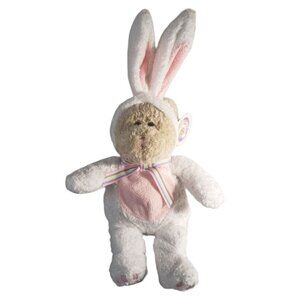 2003 Starbucks Bearista 26th Edition White Bunny Bear 180002 Plush 11"
